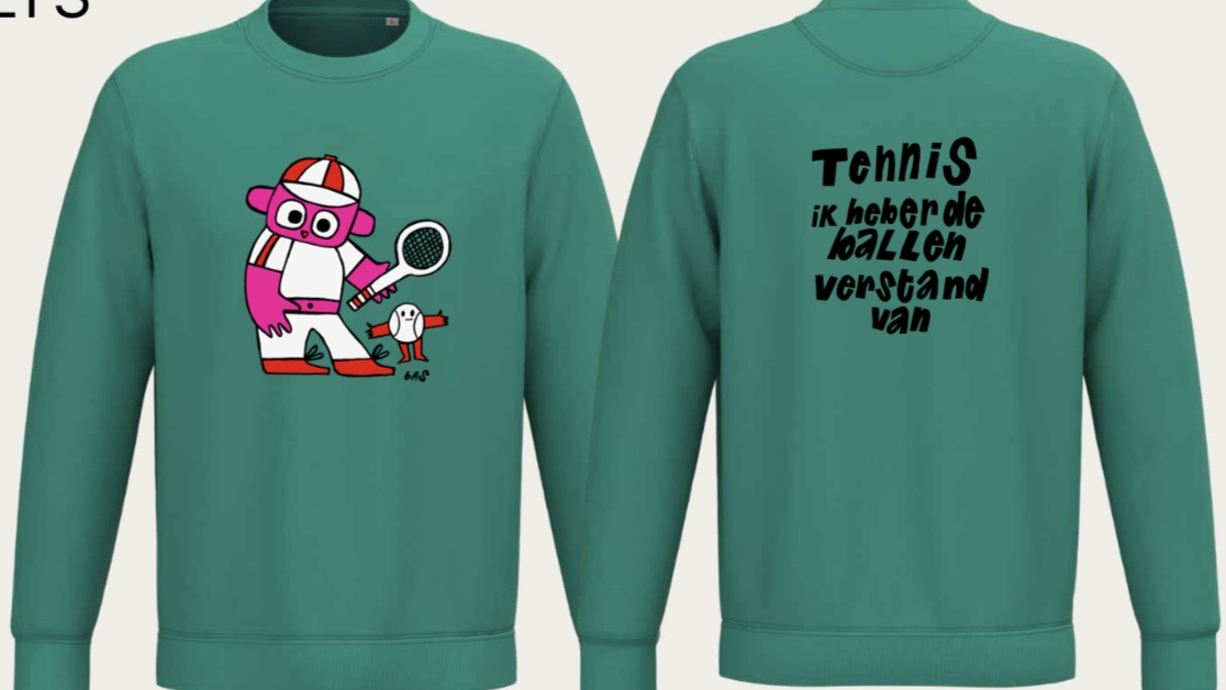 NIEUW: Sweater - BAS KOSTERS - groen