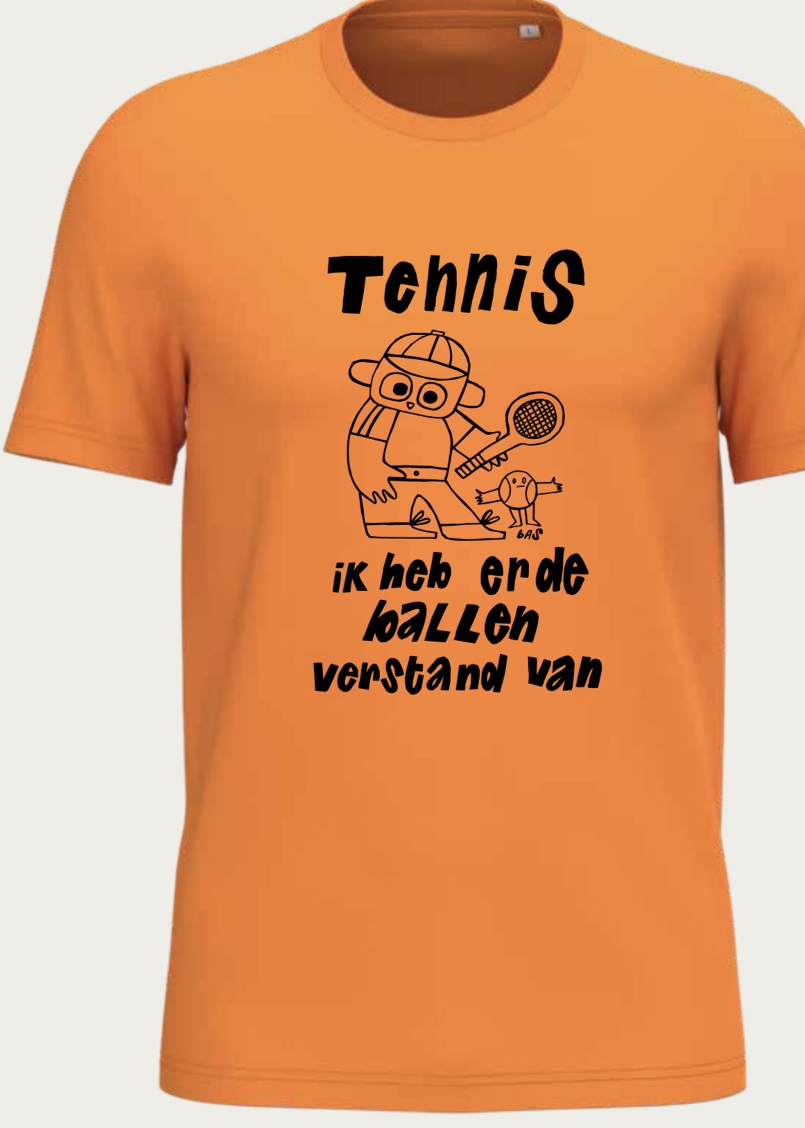 NIEUW: T-shirt - BAS KOSTERS - oranje