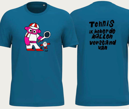 NIEUW: T-shirt - BAS KOSTERS - blauw