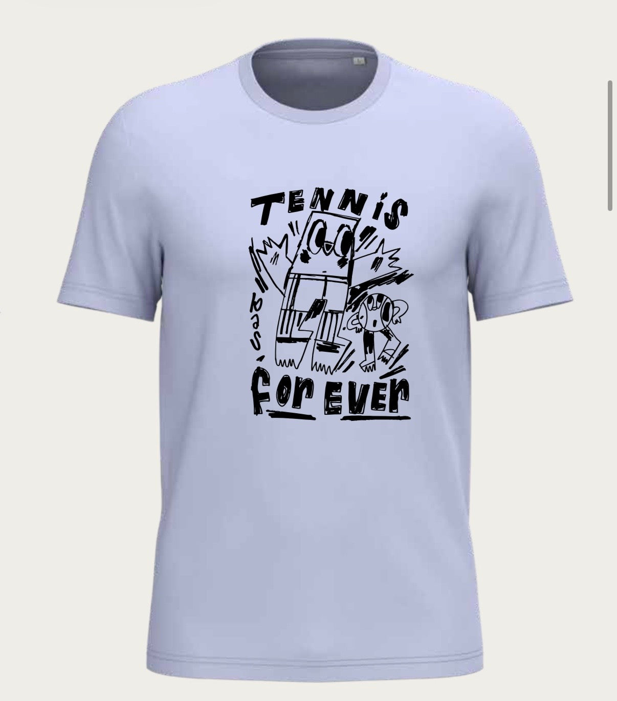 NIEUW: T-shirt - BAS KOSTERS - lila