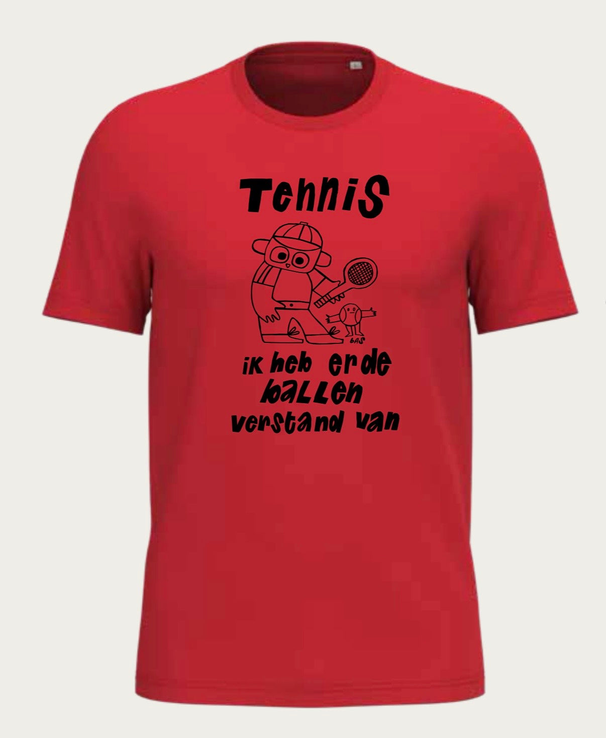 NIEUW: KIDS - T-shirt - BAS KOSTERS - rood